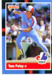 1988 Donruss Baseball Cards    303     Tom Foley